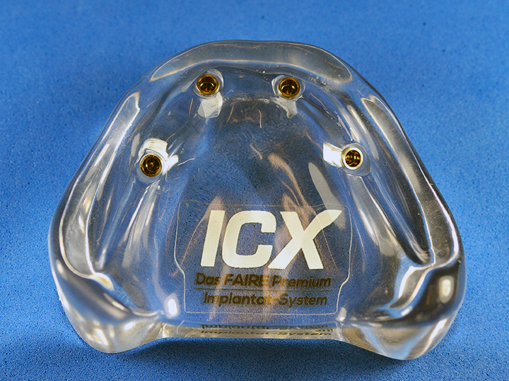 Plexiglas Modell mit ICX Modellanalogen