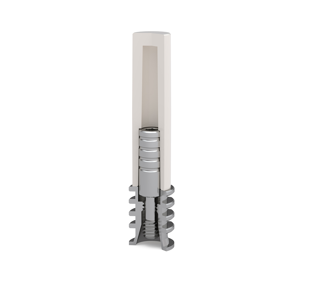 ICX-Ceramo Multi Abdruckpfosten offen (Titan)