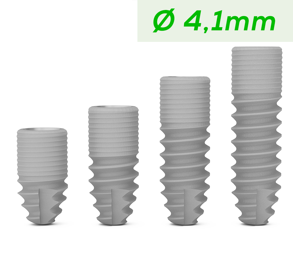 ICX-Premium Single-Implantat grün, Ø 4.1mm